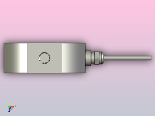 IP68防水不锈钢S型称重传感器500kg 1t，带M12螺纹孔俯视缩略图