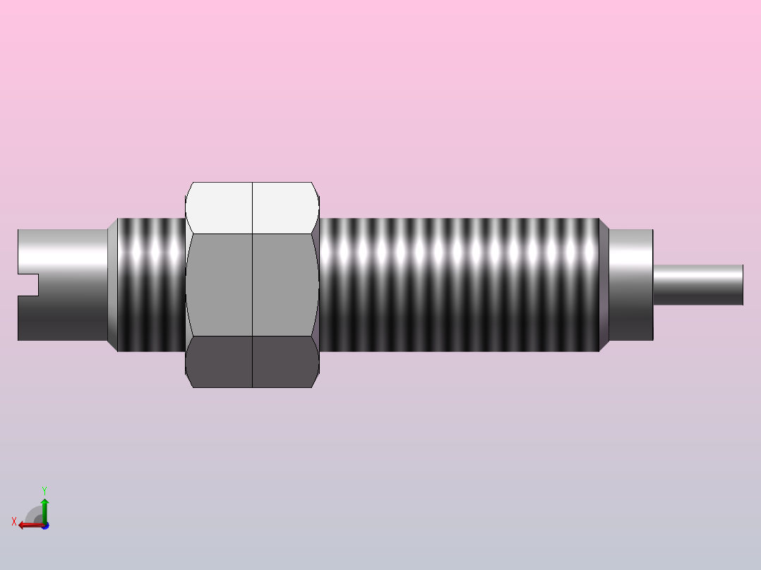 油压缓冲器RB0604后视图