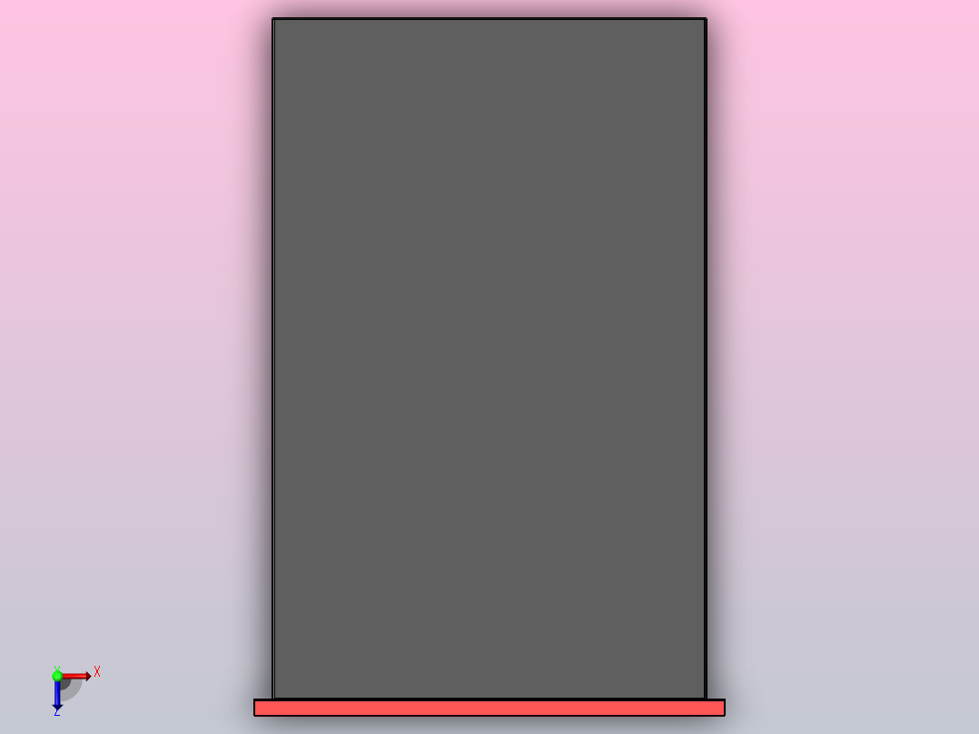 预组装抽屉单元俯视图