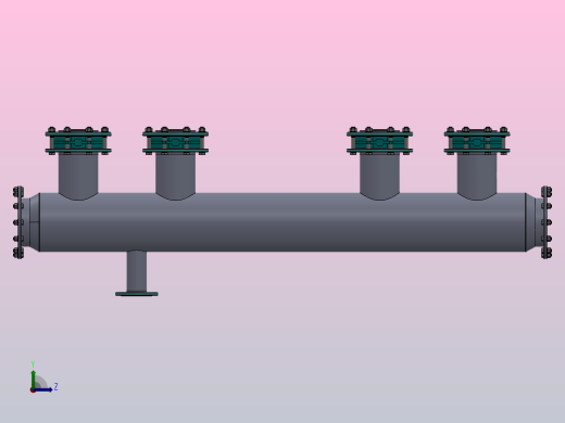 蒸汽提取集管左视缩略图