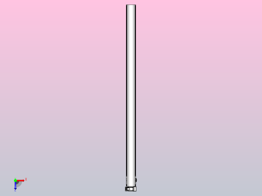 皮带直线轴半封闭可选导轨TPA-HNB-140D-120-L2400-RU-Y-P40-N3俯视缩略图