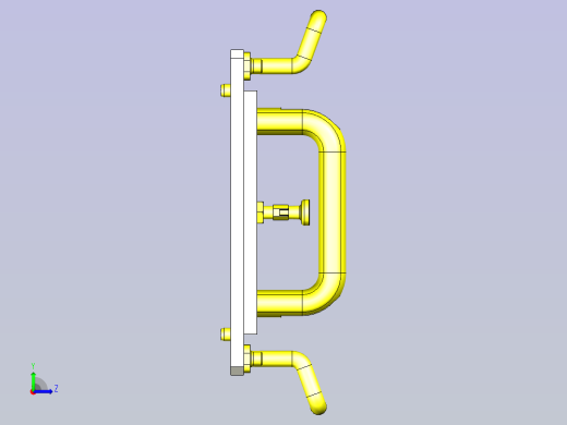 一种多用插入衬套插入辅助夹具3D图纸左视缩略图