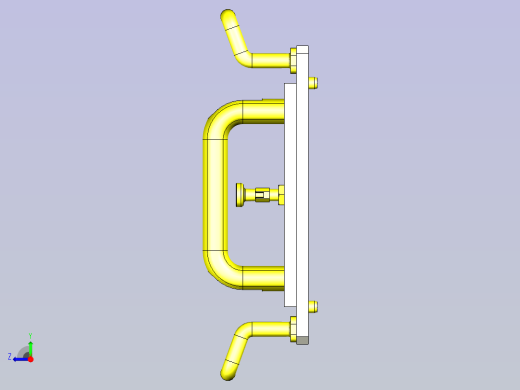 一种多用插入衬套插入辅助夹具3D图纸右视缩略图