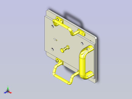一种多用插入衬套插入辅助夹具3D图纸正等轴测缩略图