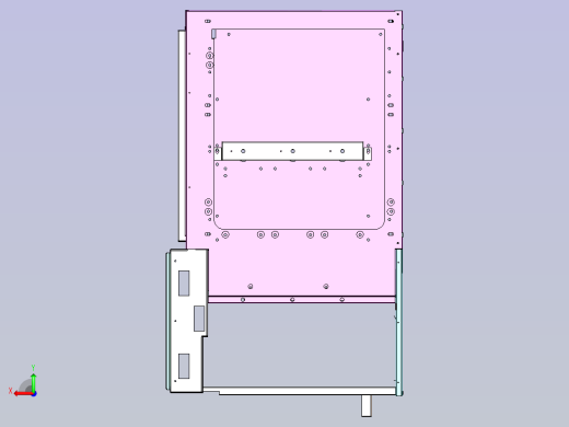 SDUnit环网柜全套图纸3D模型后视缩略图