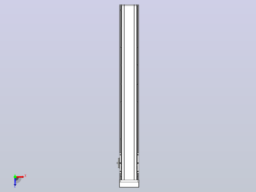 日规模组半封闭丝杆TPA-HNR-105D-1610C-L750-MP-C-P40-N3俯视缩略图