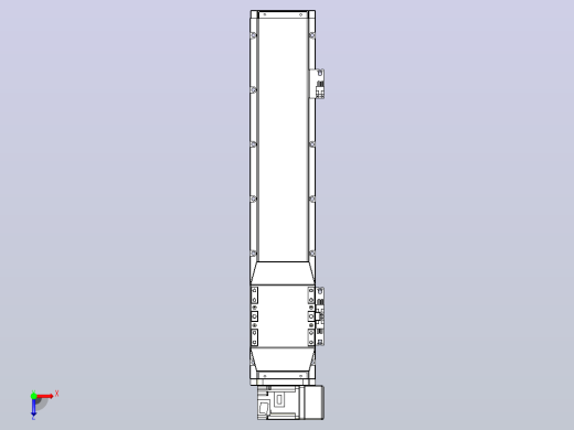 机器人皮带驱动直线轴TPA-GCB-120-P70-L400-RU-M20-N3俯视缩略图