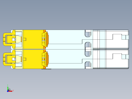 NB8-40J 2P小型断路器三维模型202307前视缩略图