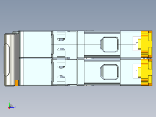 NB8-40J 2P小型断路器三维模型202307左视缩略图