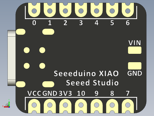Seeed Studio XIAO SAMD21采用Microchip SAMD21G18芯片，是一款超小型高性能通用开发板后视缩略图