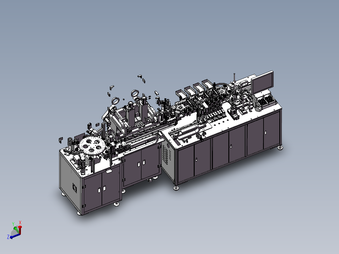 马达自动拧线剪线浸锡测试一体机
