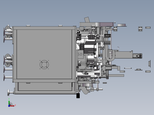 马达自动拧线剪线浸锡测试一体机前视缩略图