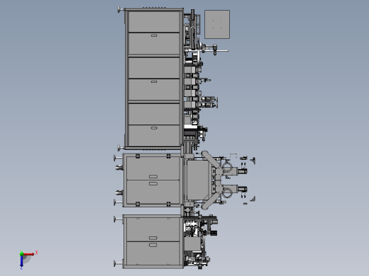 马达自动拧线剪线浸锡测试一体机俯视缩略图