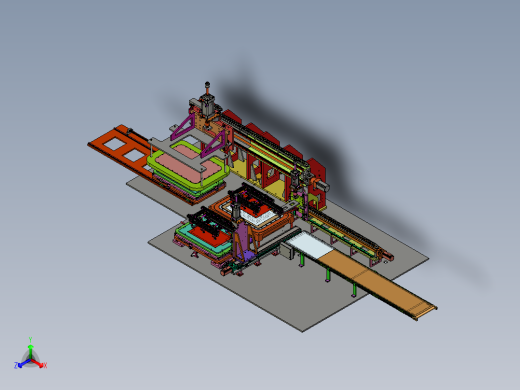 大屏自动真空贴合设备 ProE