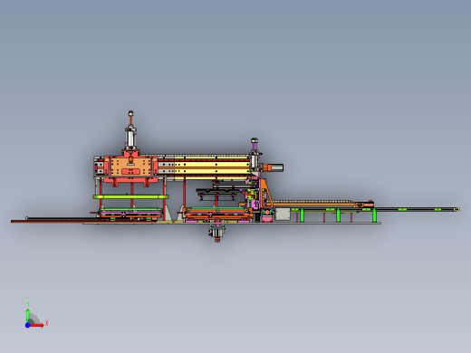 大屏自动真空贴合设备 ProE前视缩略图