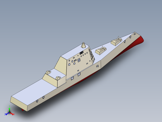 DDG1000隐身驱逐舰