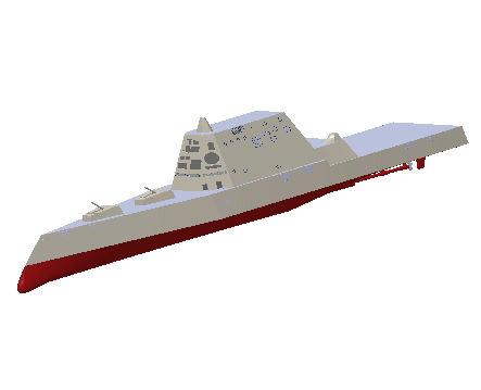 DDG1000隐身驱逐舰