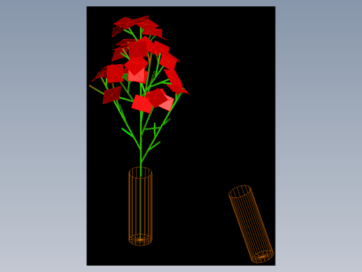 室内家具及植物三维模型四-HH012