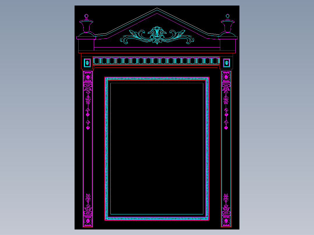 全套【镜框】dwg文件69个144396