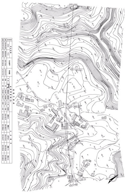 全长为3.36公里双向四车道路基宽度为26m公路Ⅰ级（计算书、CAD图、施工组织设计）