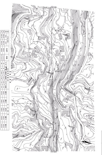 全长为3.36公里双向四车道路基宽度为26m公路Ⅰ级（计算书、CAD图、施工组织设计）