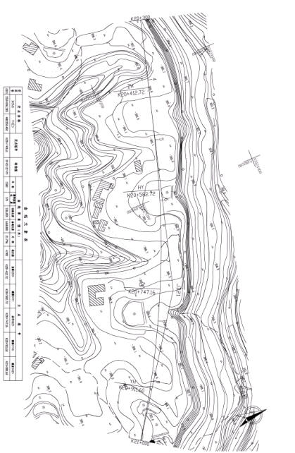 全长为3.36公里双向四车道路基宽度为26m公路Ⅰ级（计算书、CAD图、施工组织设计）