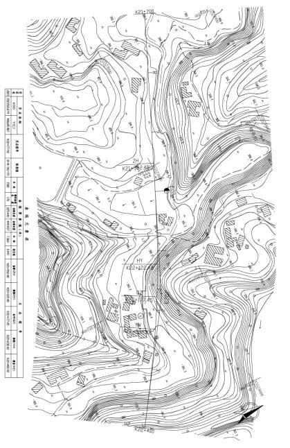 全长为3.36公里双向四车道路基宽度为26m公路Ⅰ级（计算书、CAD图、施工组织设计）