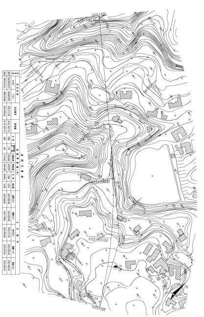 全长为3.36公里双向四车道路基宽度为26m公路Ⅰ级（计算书、CAD图、施工组织设计）