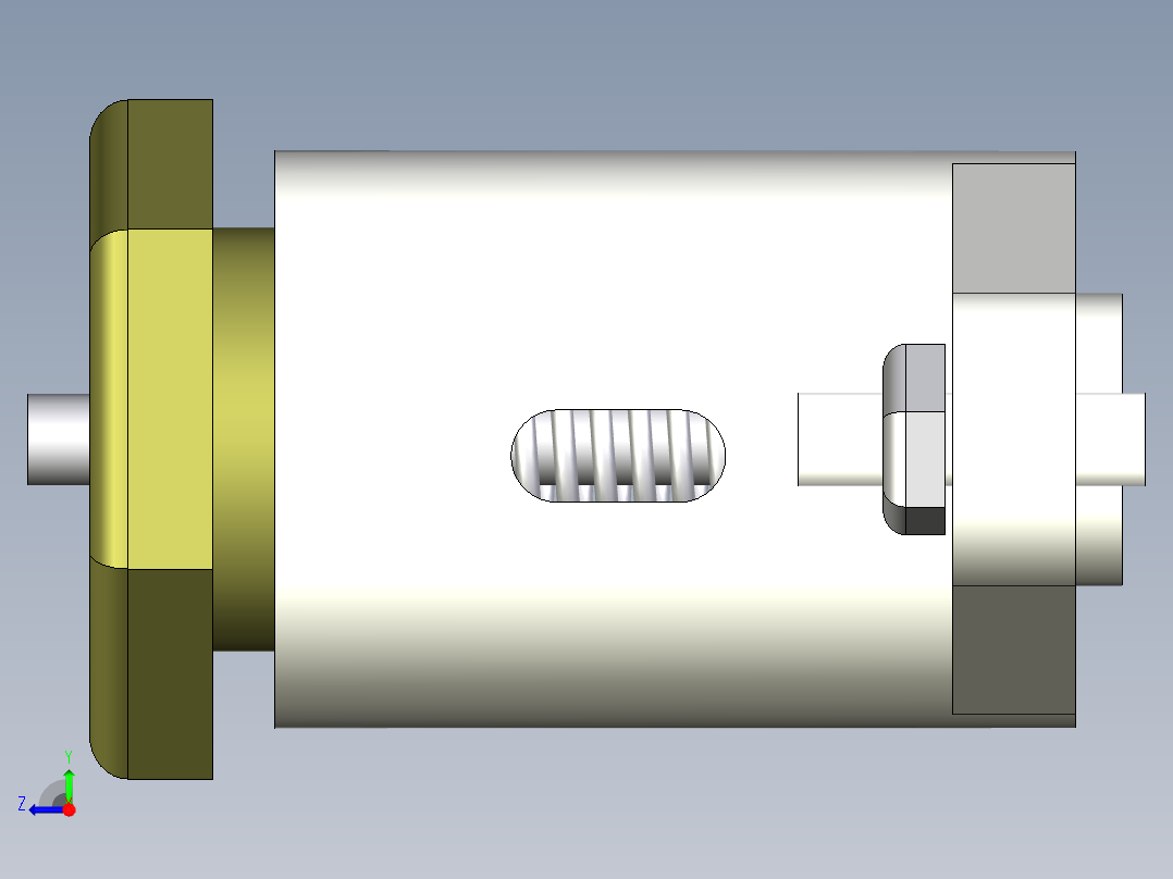 阀门（含工程图）右视图