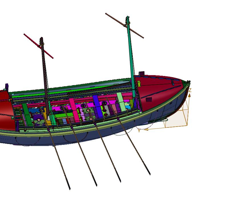 航海大型多人救生船