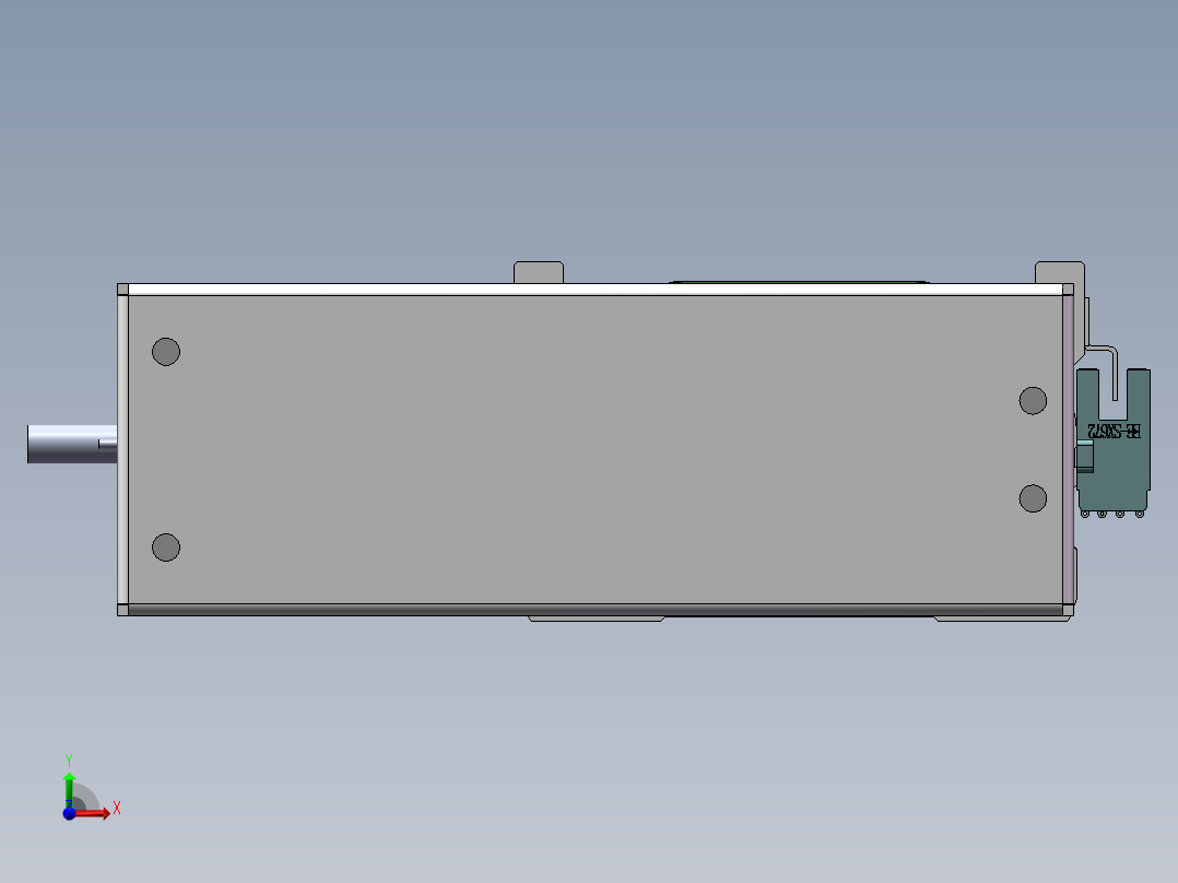 MTH丝杆半封闭模组MTH10-BR-100W前视图