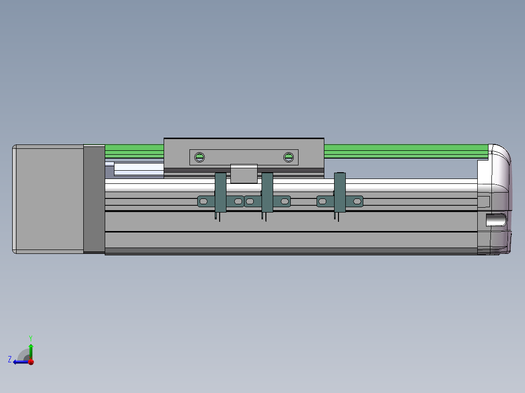 MTH丝杆半封闭模组MTH10-BR-100W右视图