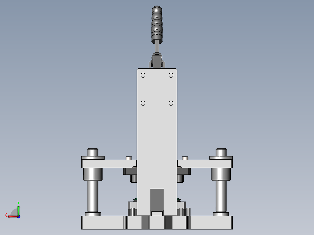 贴附治具后视图