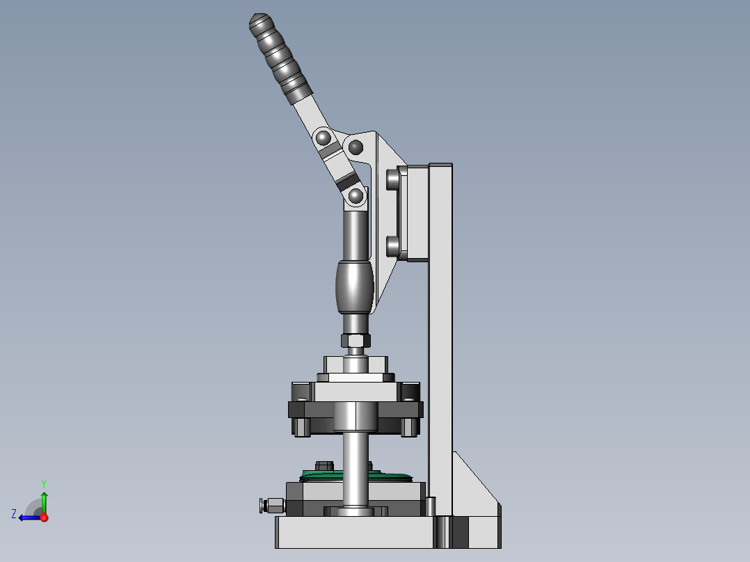 贴附治具右视图