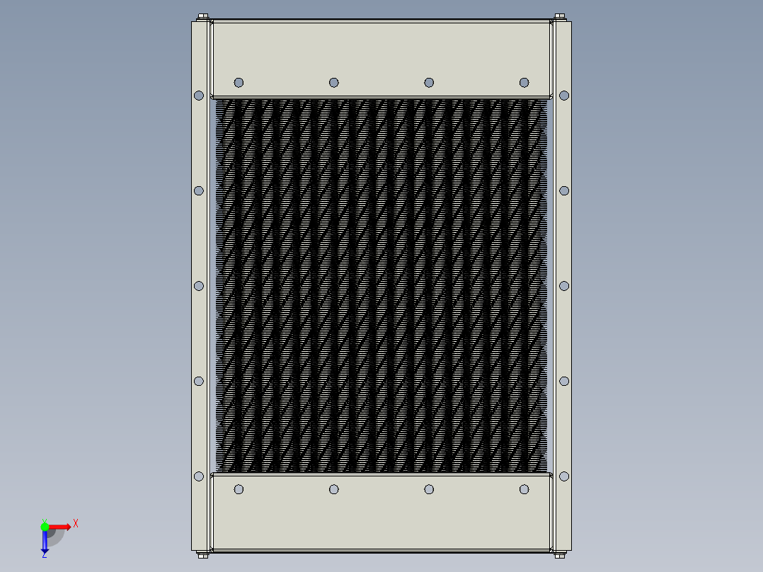 电加热器俯视图