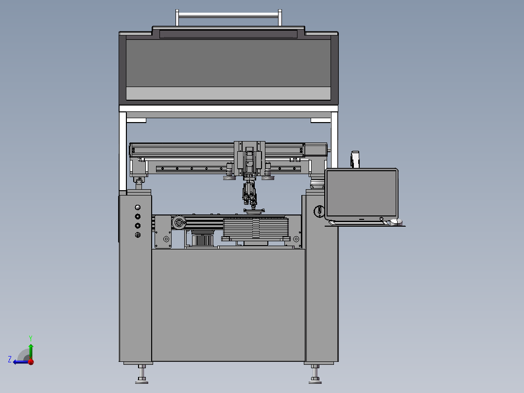 自动装配机stp 3右视图