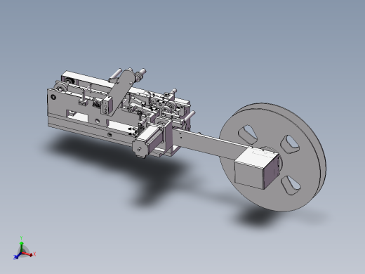 通用型SMD元件编带包装机3D模型