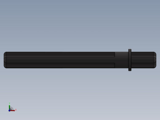 乐高机械组车桥-32209 DkStone Technic Axle 5.5 with Stop前视缩略图