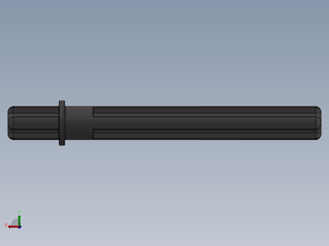 乐高机械组车桥-32209 DkStone Technic Axle 5.5 with Stop后视图