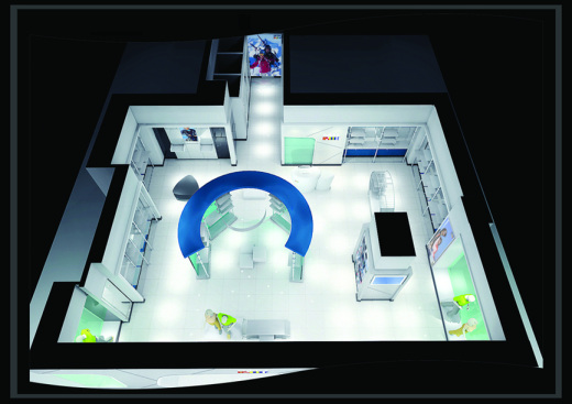 ([北京]某大型商场专卖店装修图)缩略图