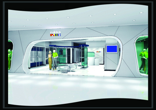 ([北京]某大型商场专卖店装修图)缩略图