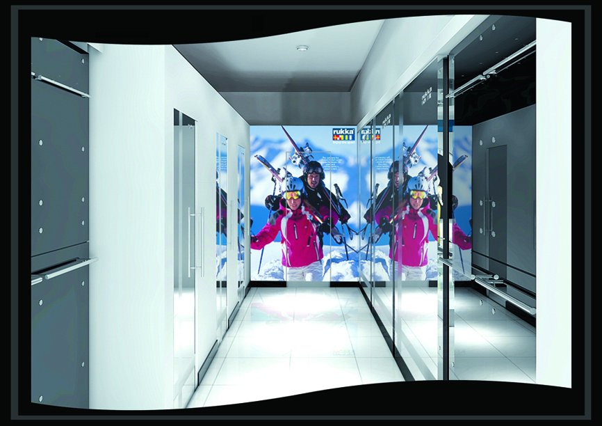 ([北京]某大型商场专卖店装修图)