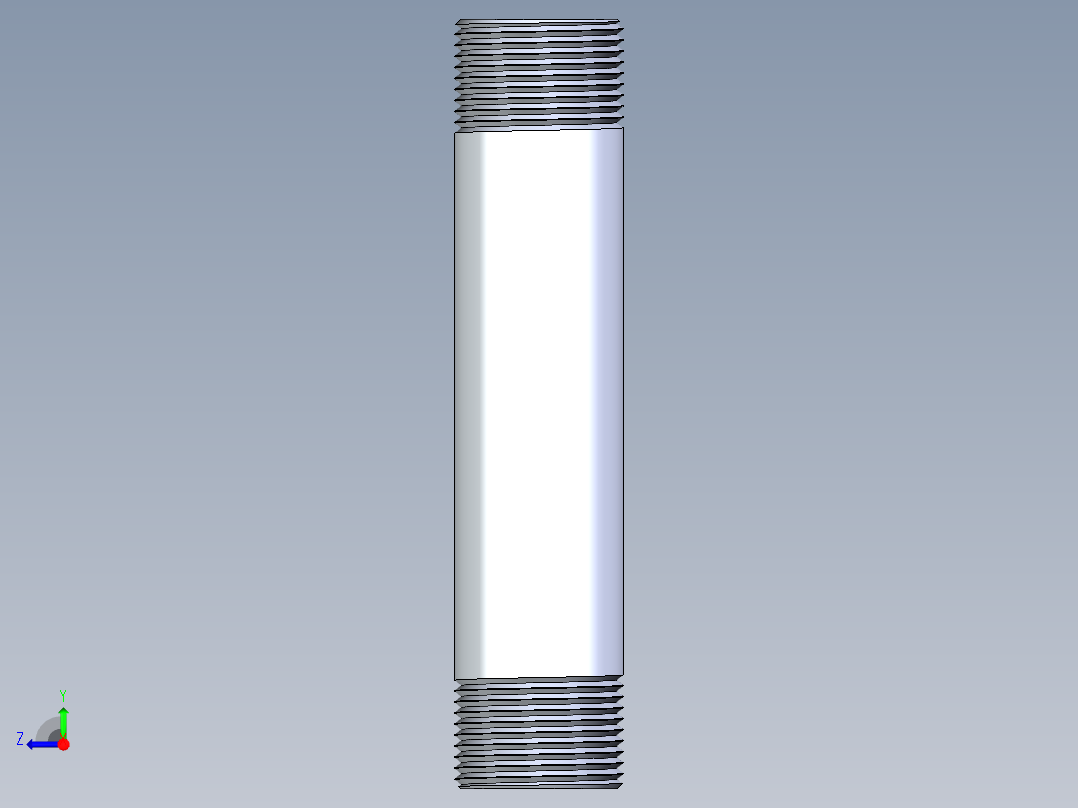 CPVC管件33-Sch80_Nipple_MPTxMPT_9861-138_1in x 6in右视图