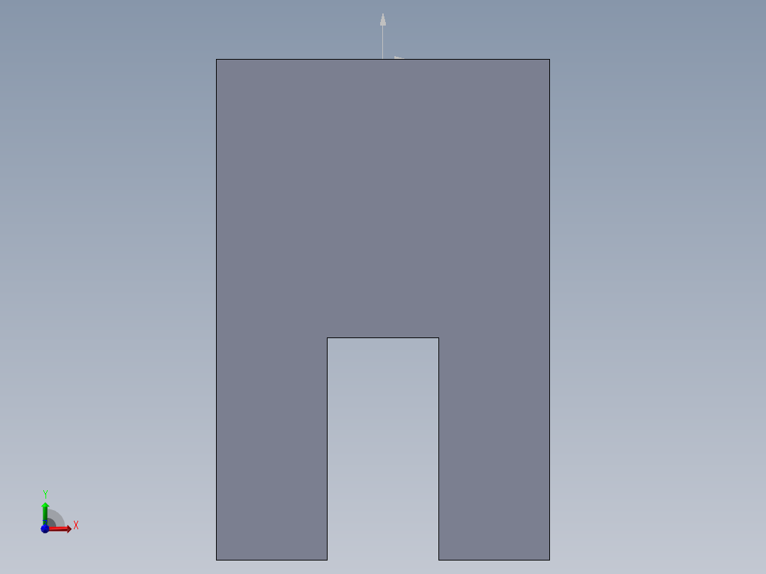 S23 气缸座前视图
