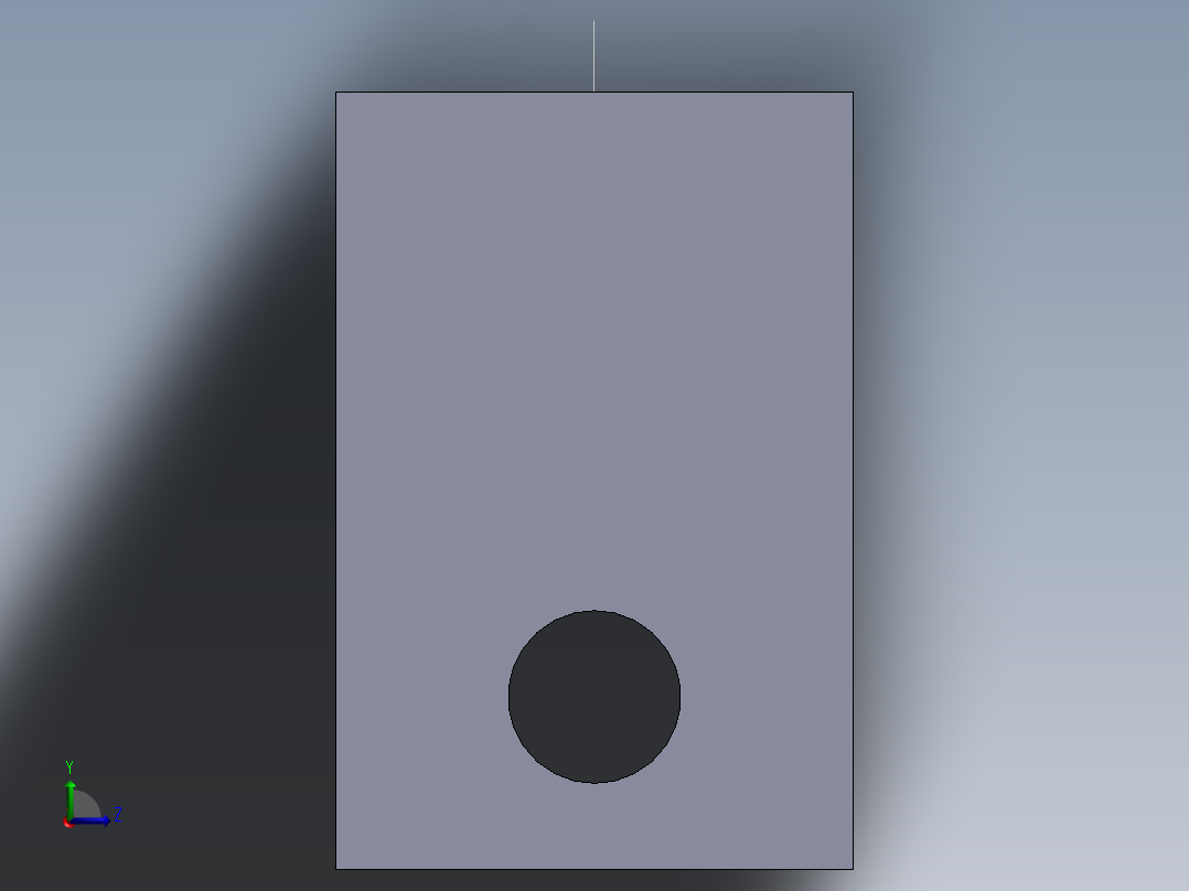 S23 气缸座左视图