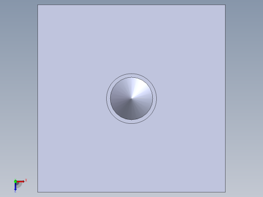 S23 气缸座俯视缩略图