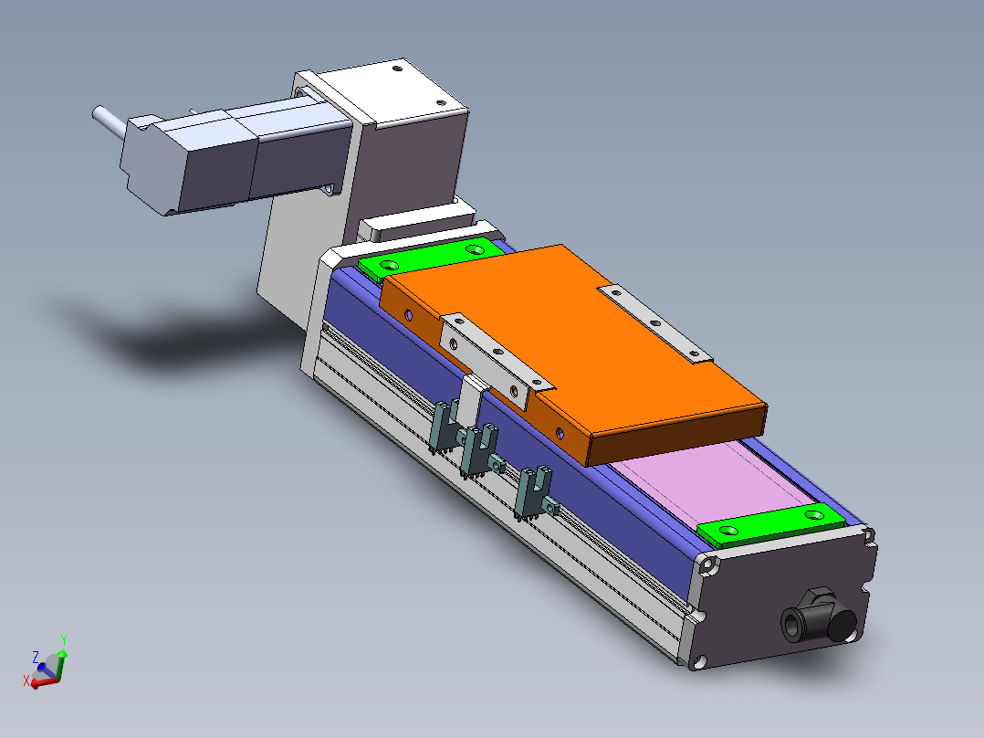 MCB同步带全封闭MCB10-LU-100W主视图