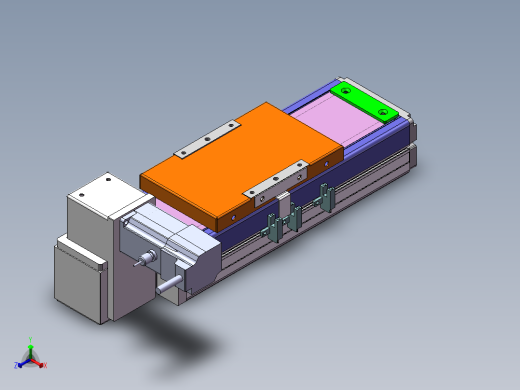 MCB同步带全封闭MCB10-LU-100W正等轴测缩略图