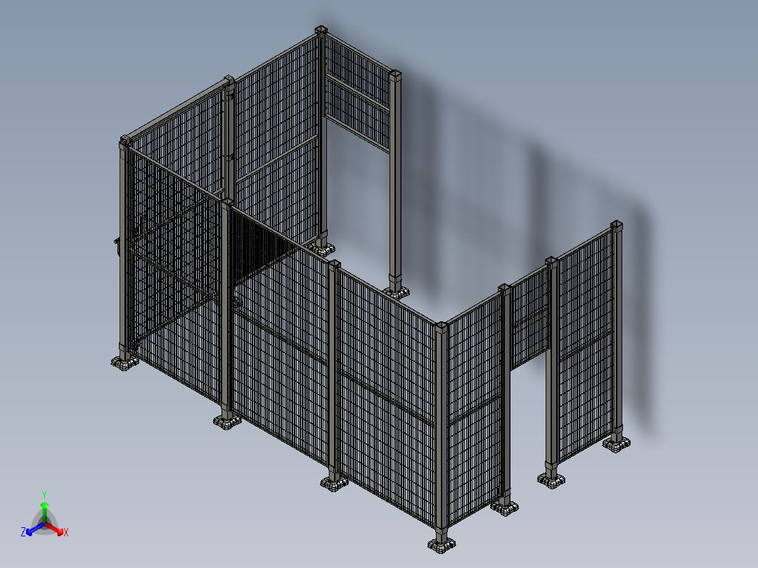 装配体6(1)正等轴测图