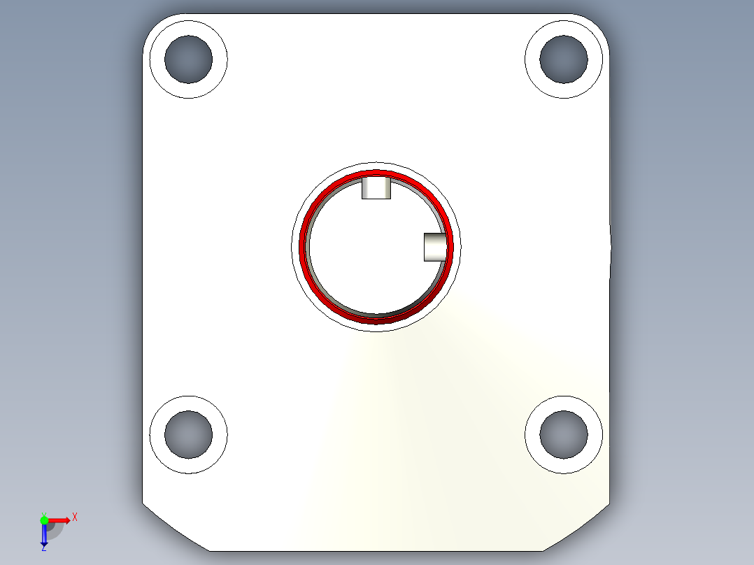 KOSMEKWHE2500-2AL-F多系列多零件图纸模型多系列多零件图纸模型俯视图